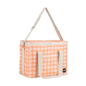 Picnic Bag Apricot Check