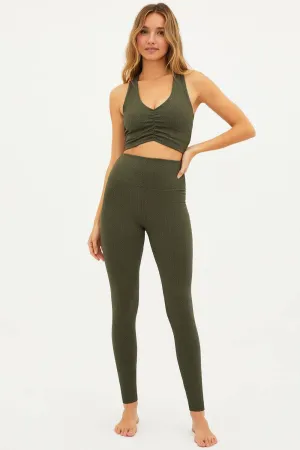 Piper Legging by Beach Riot | Olive Cable