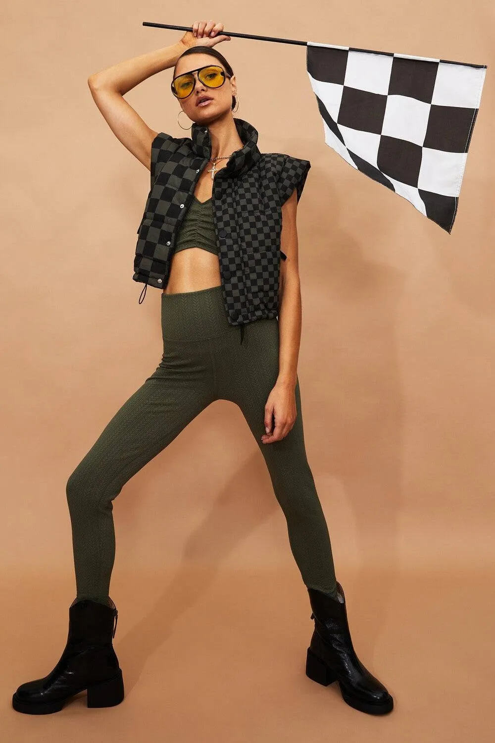 Piper Legging by Beach Riot | Olive Cable