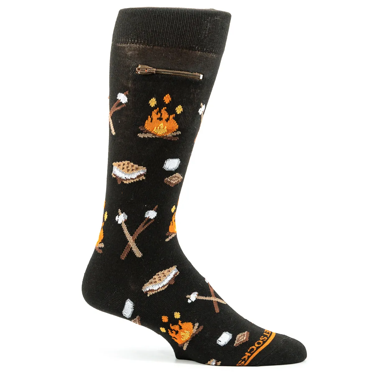 Pocket Socks® Campfire n Smores, Mens