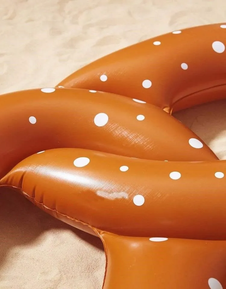 Pretzel Inflatable Swimming Beach Ring Float Toy