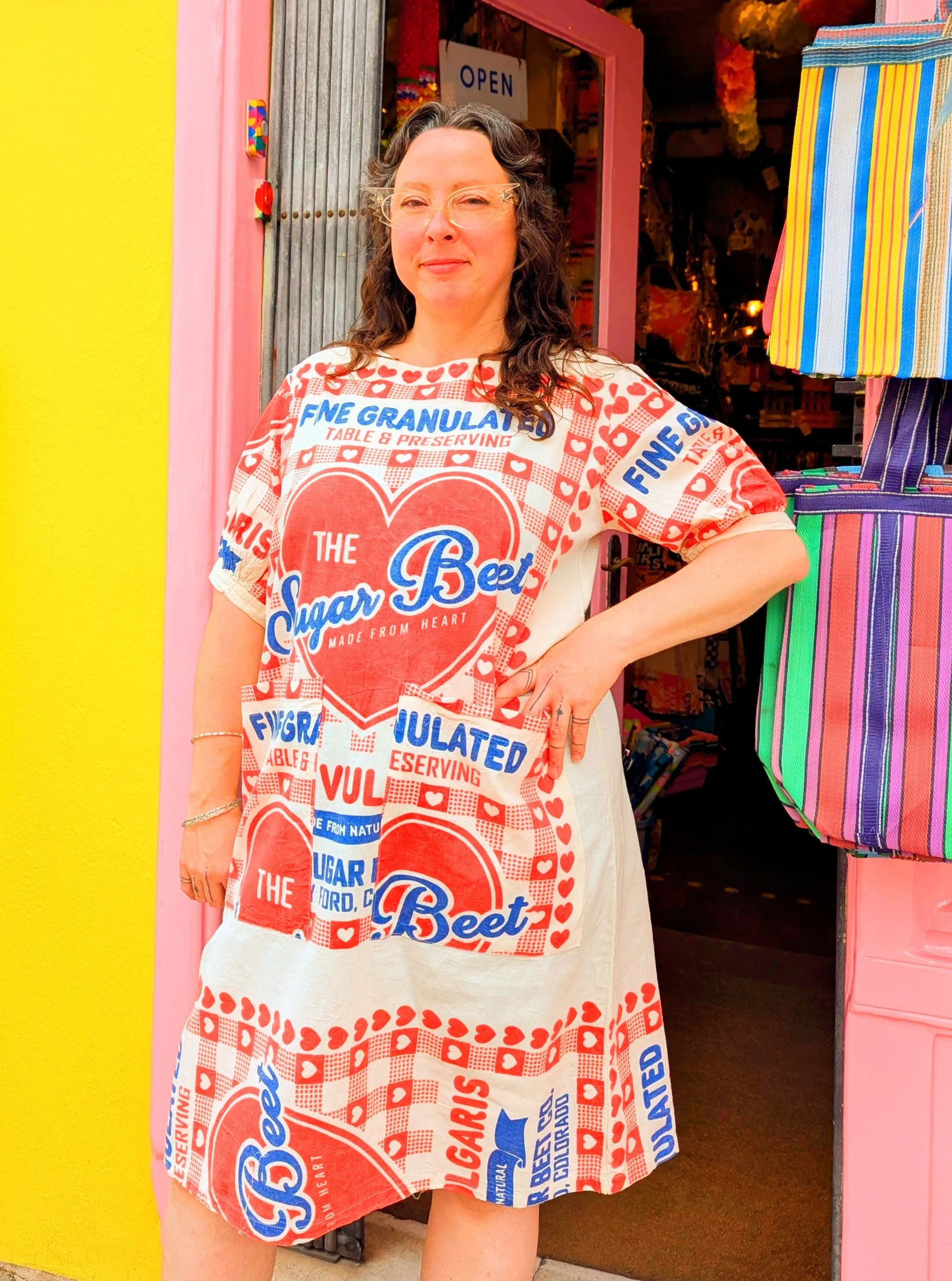 Punchy packaging dress