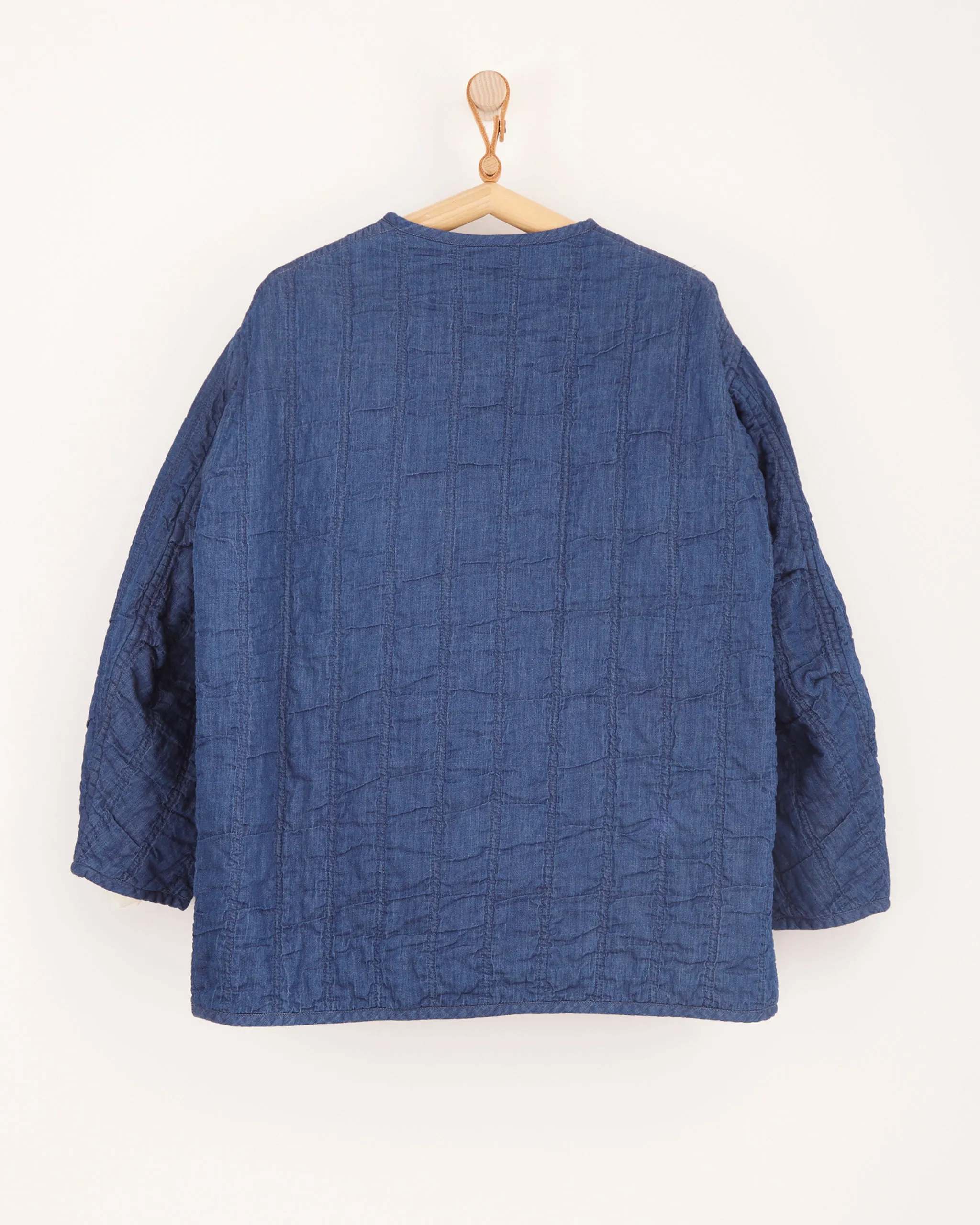 Quilt Jacket in Indigo