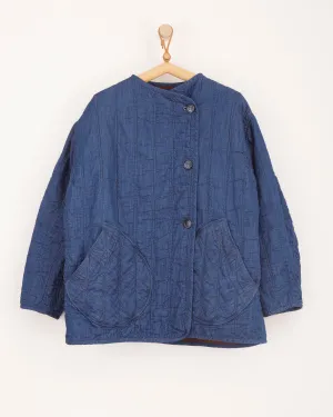 Quilt Jacket in Indigo