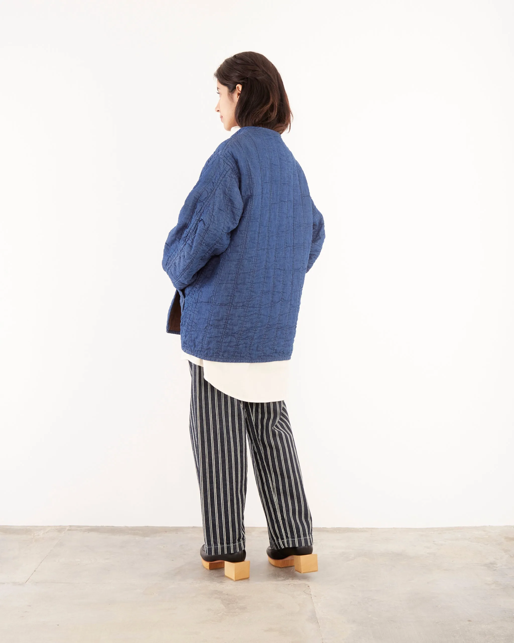 Quilt Jacket in Indigo