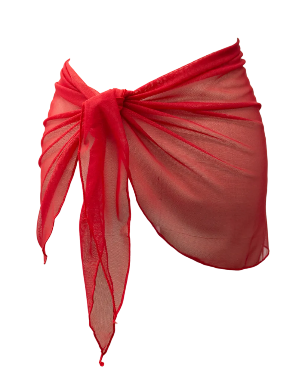 Red Mesh Sarong