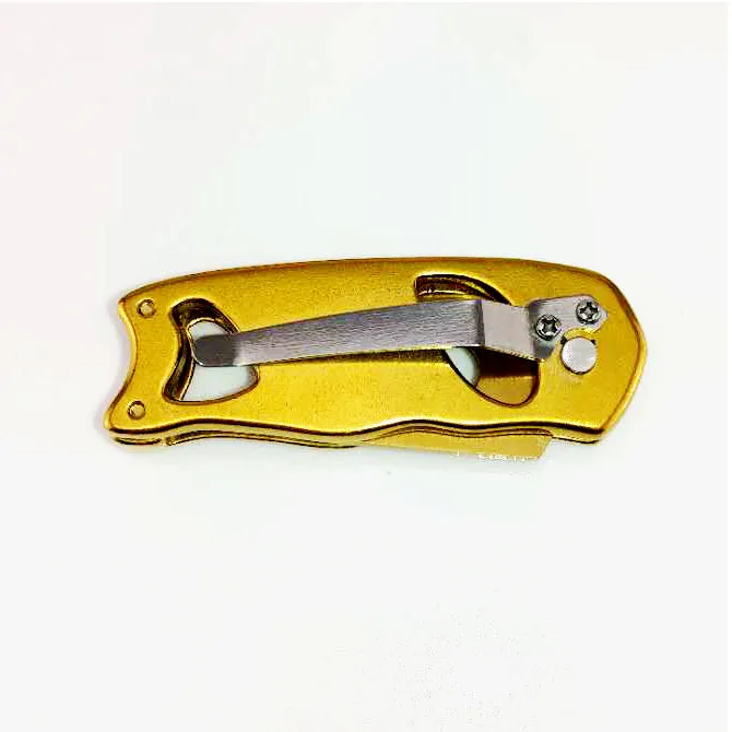 RPG Heavy Duty Stainless Steel Divot Tool- (Switchblade-Anodized-Gold)