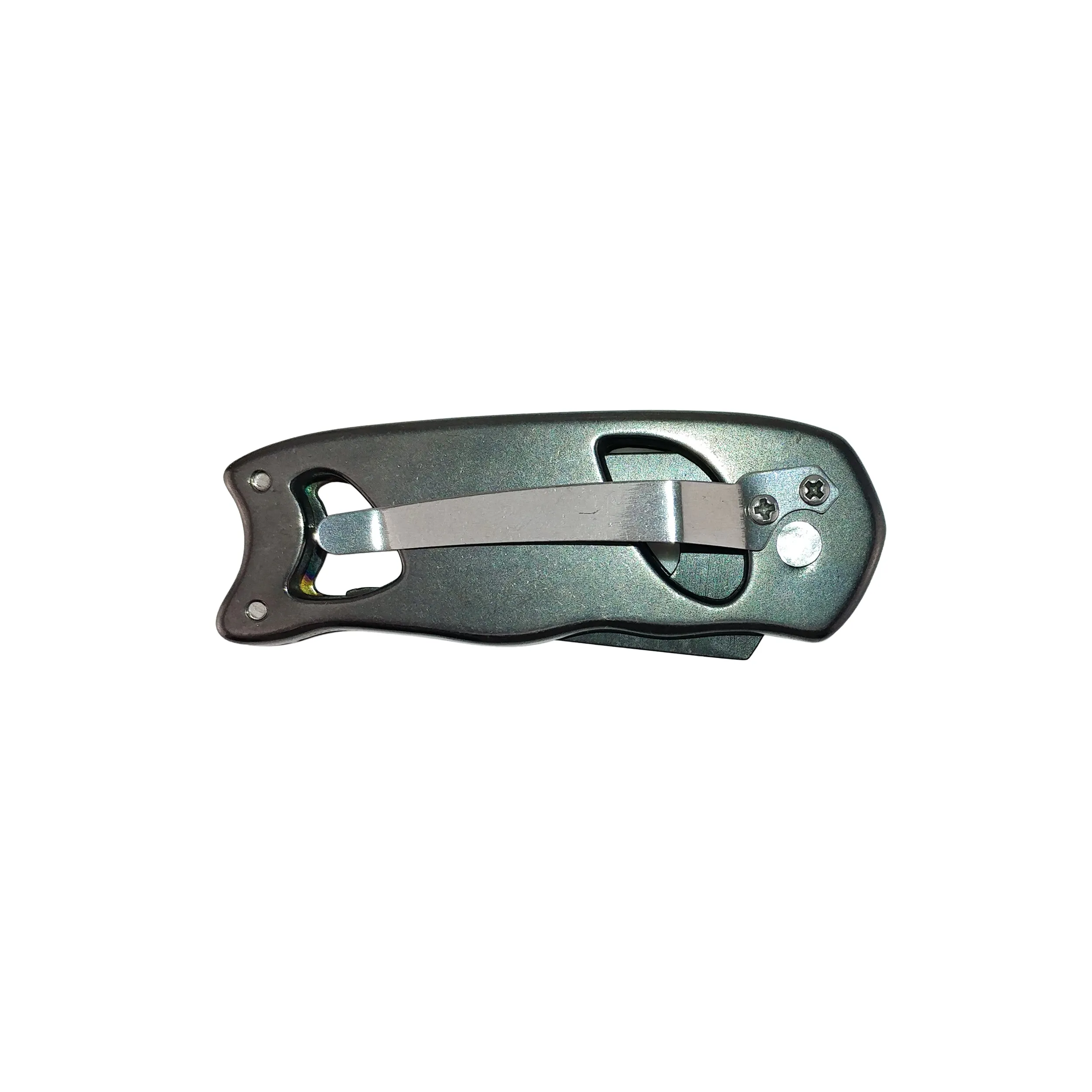 RPG Heavy Duty Stainless Steel Divot Tool-(Switchblade-Anodized-Gunmetal)