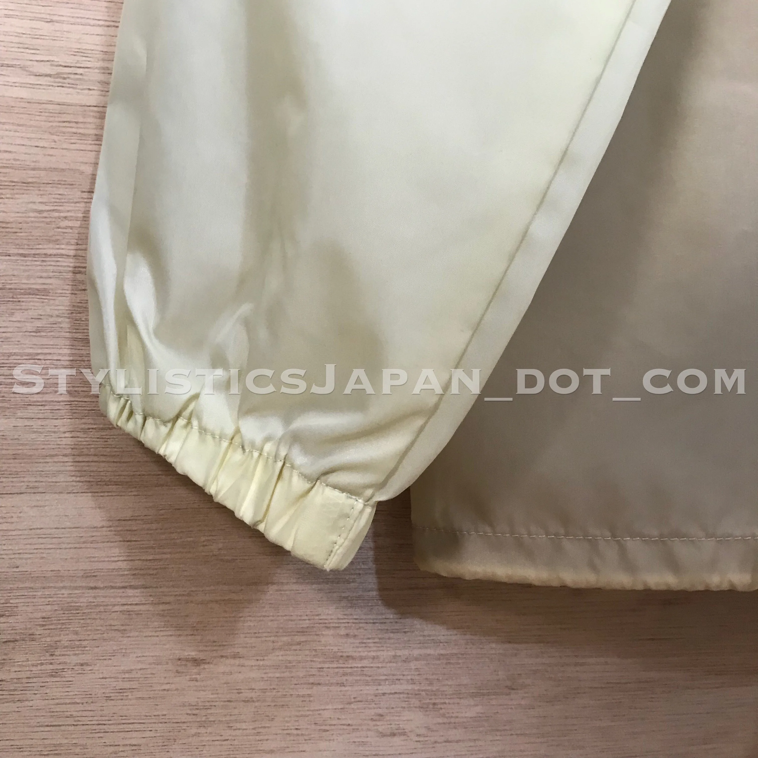 [S] A Bathing Ape Bape Vintage Ape General Nylon Coaches Jacket Beige