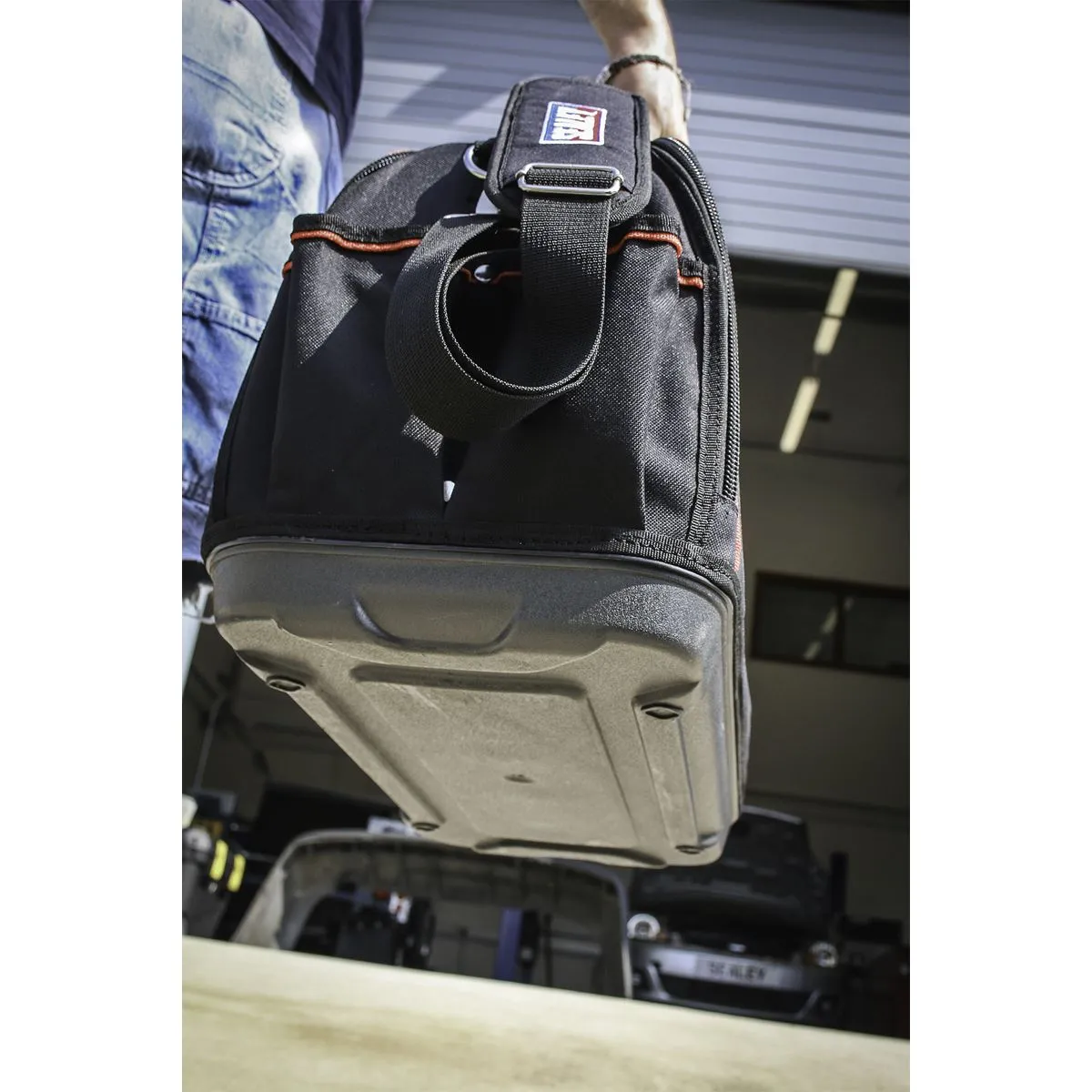 Sealey Tool Storage Bag with 24 Pockets 500mm Heavy Duty Rubber Base