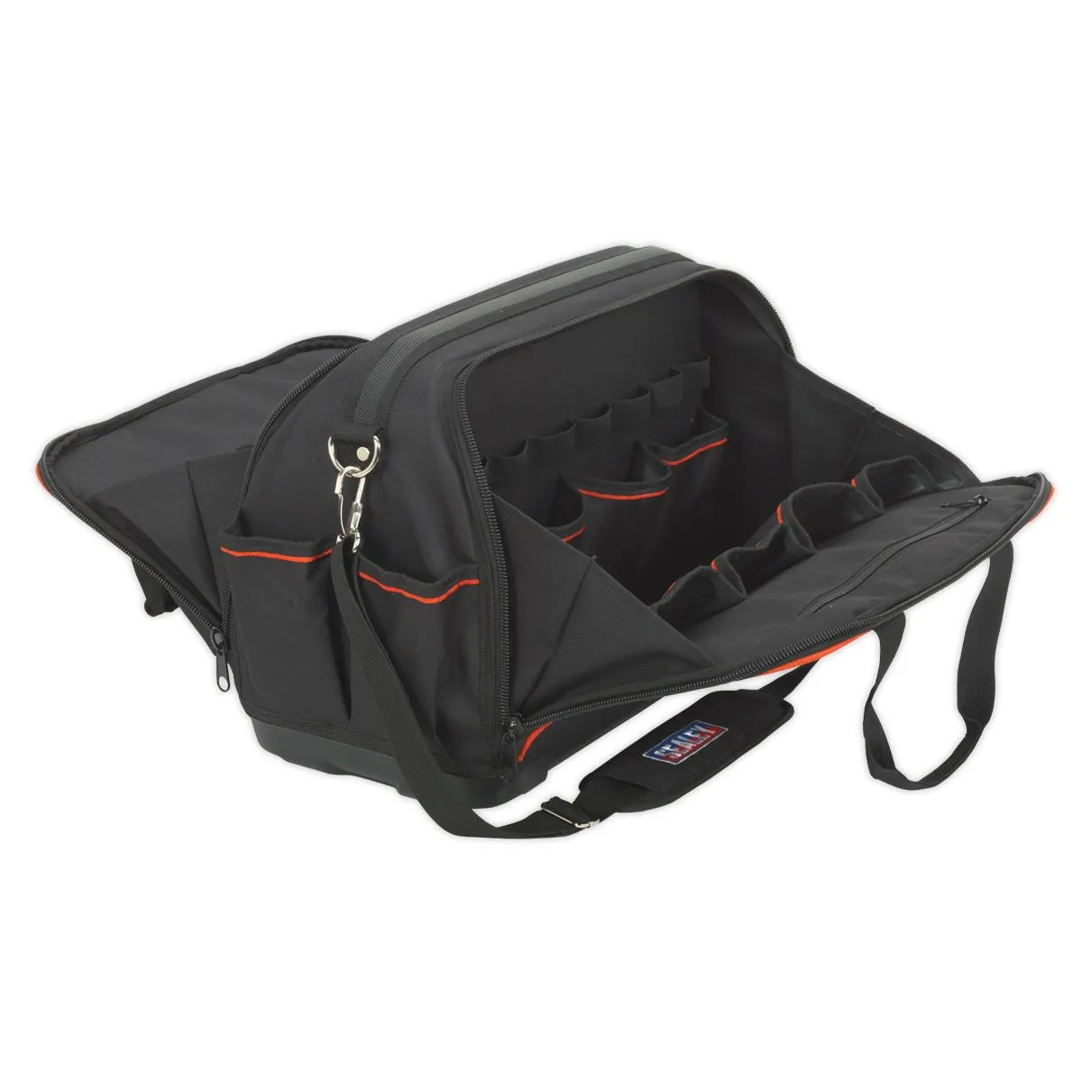 Sealey Tool Storage Bag with 24 Pockets 500mm Heavy Duty Rubber Base