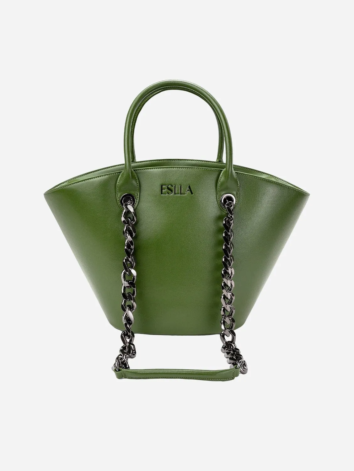 Seva Vegan Cactus Leather Tote | Green Helen