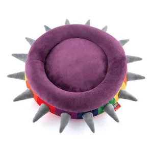 Spiked Rainbow Pet Bed