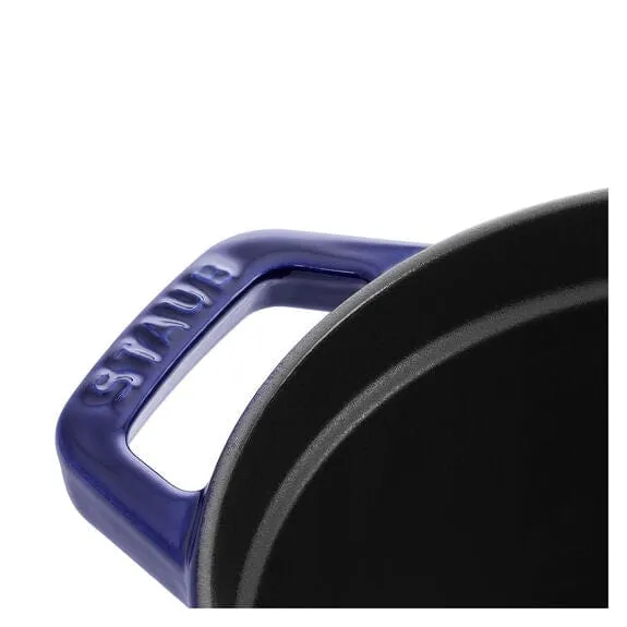 Staub Cast Iron Casserole Oval Dark Blue 33cm STB-1103391