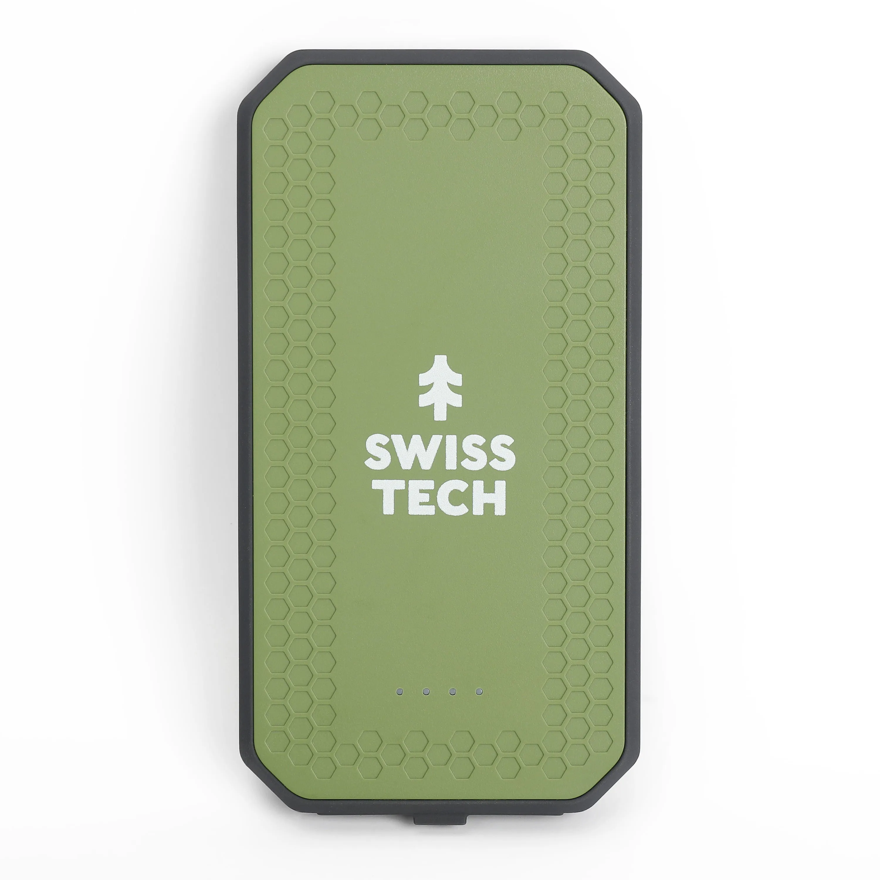 Swiss Tech 10000 mAh RUGGED PORTABLE POWER BANK / CHARGER | IP54 WEATHER PROOF