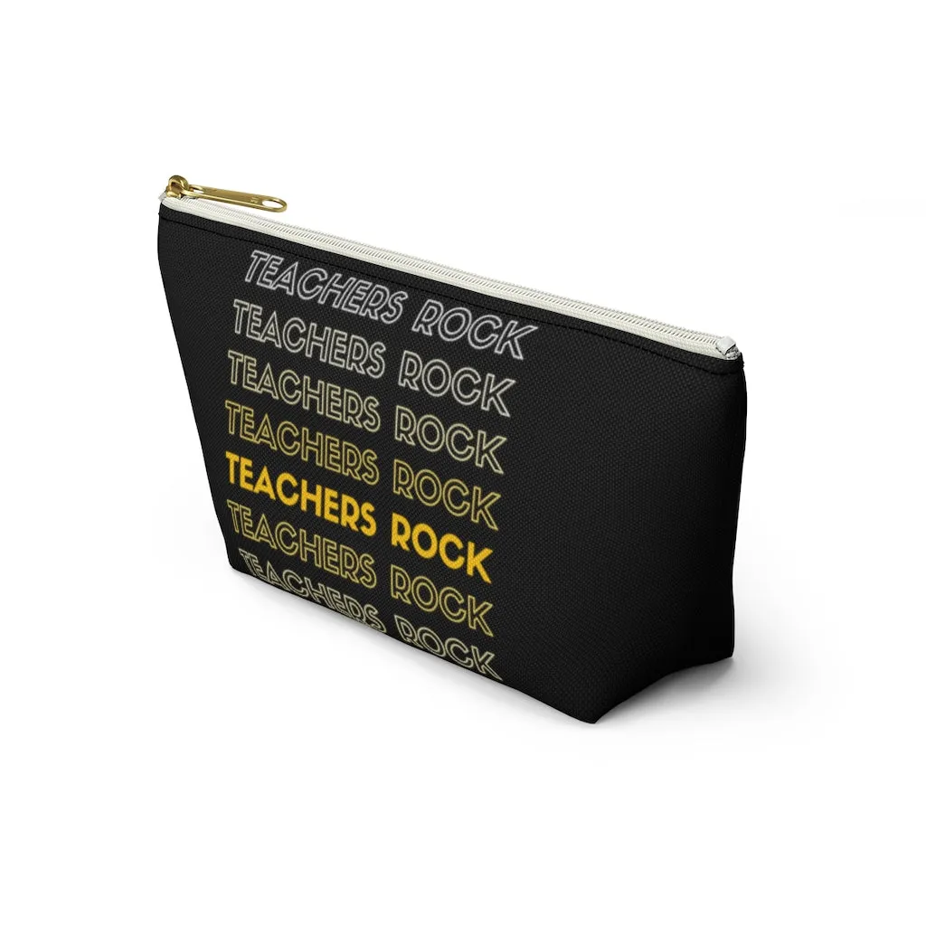 Teachers Rock Pouch w T-bottom