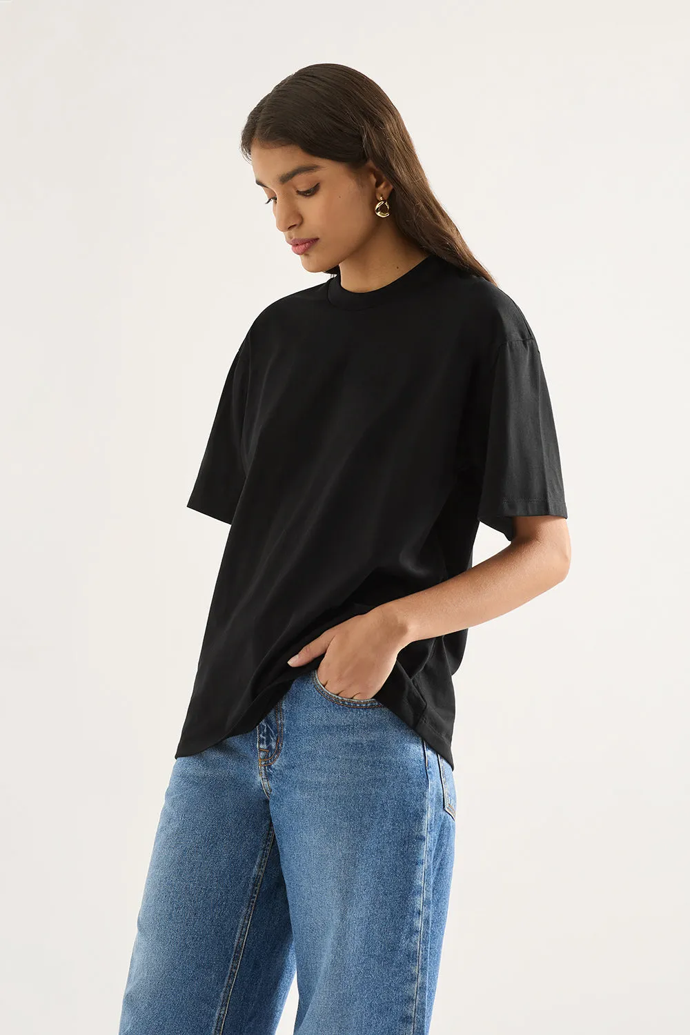 The Good Oversized Tee Black