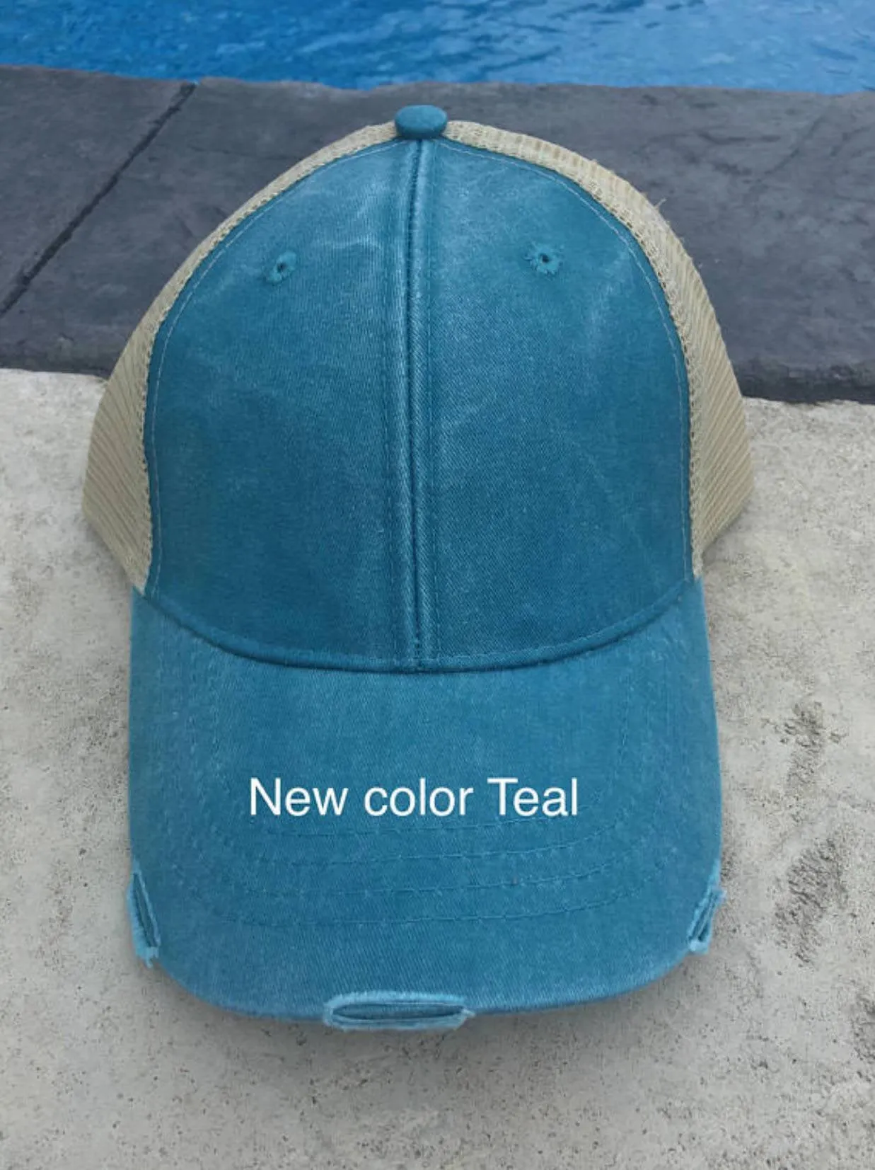 This Is My Beach Hat, 8 color options, mesh back