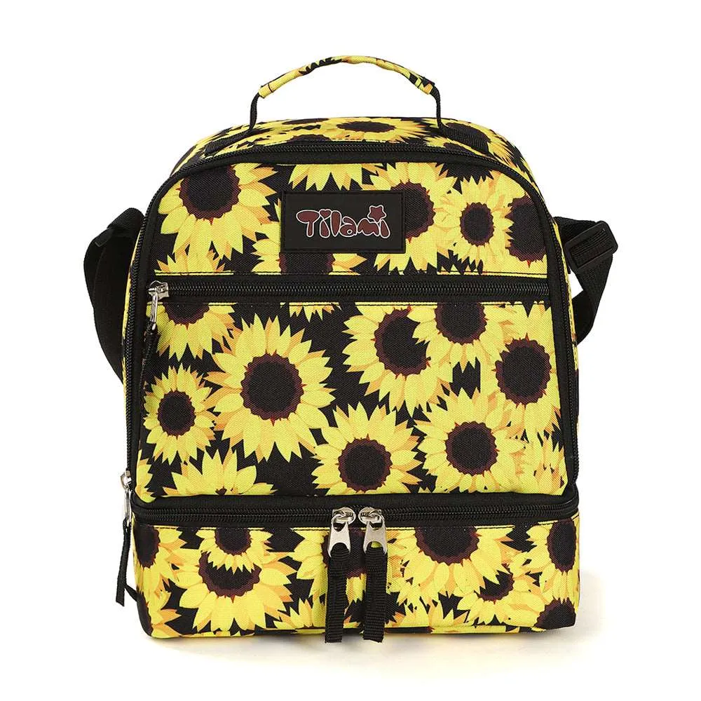 Tilami Sunflower Kids Lunch Bag Waterproof Cooler Bag