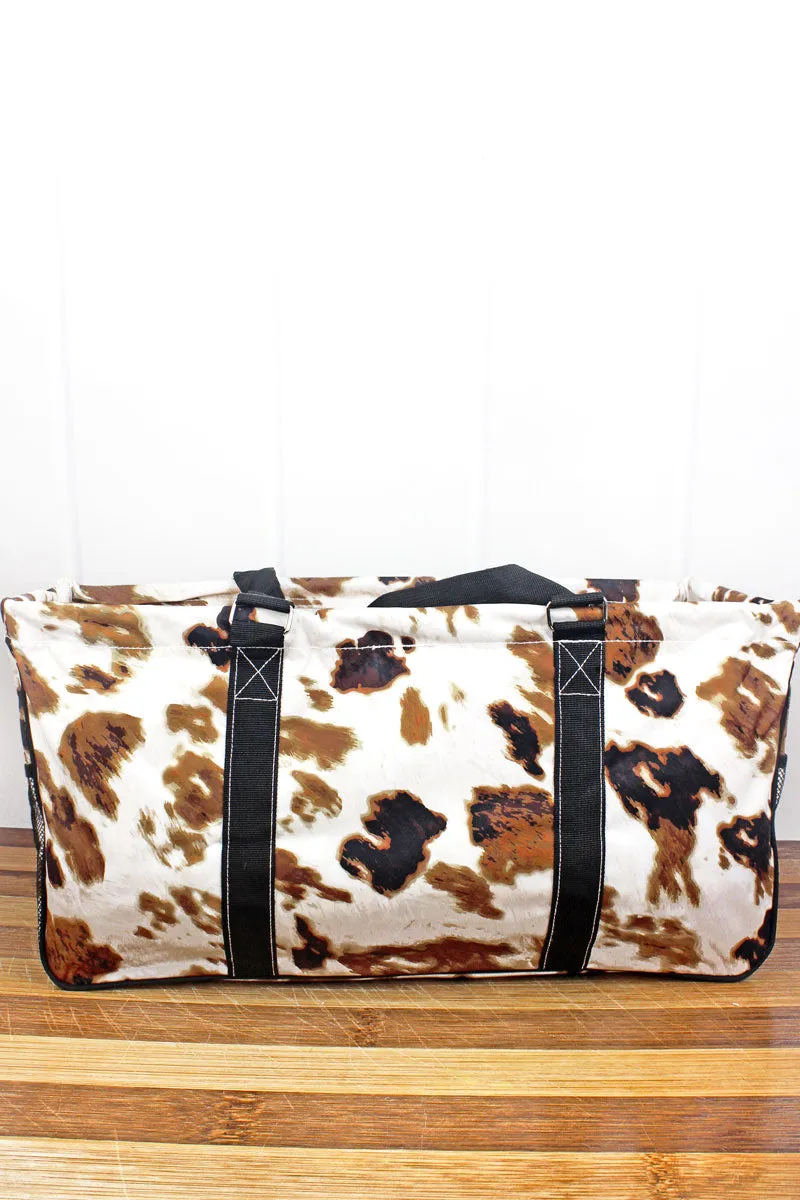 Till The Cows Come Home Collapsible Haul-It-All Basket with Mesh Pockets