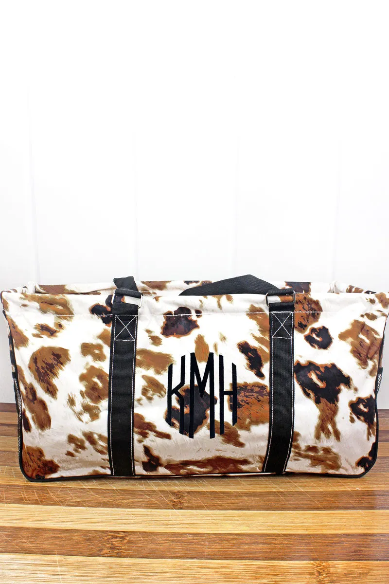 Till The Cows Come Home Collapsible Haul-It-All Basket with Mesh Pockets