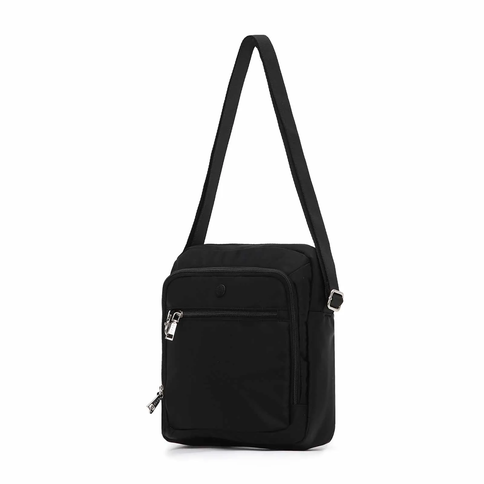 Tosca Anti-Theft Shoulder Bag Double Black