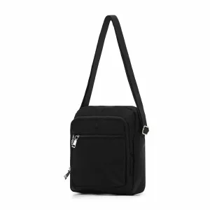 Tosca Anti-Theft Shoulder Bag Double Black