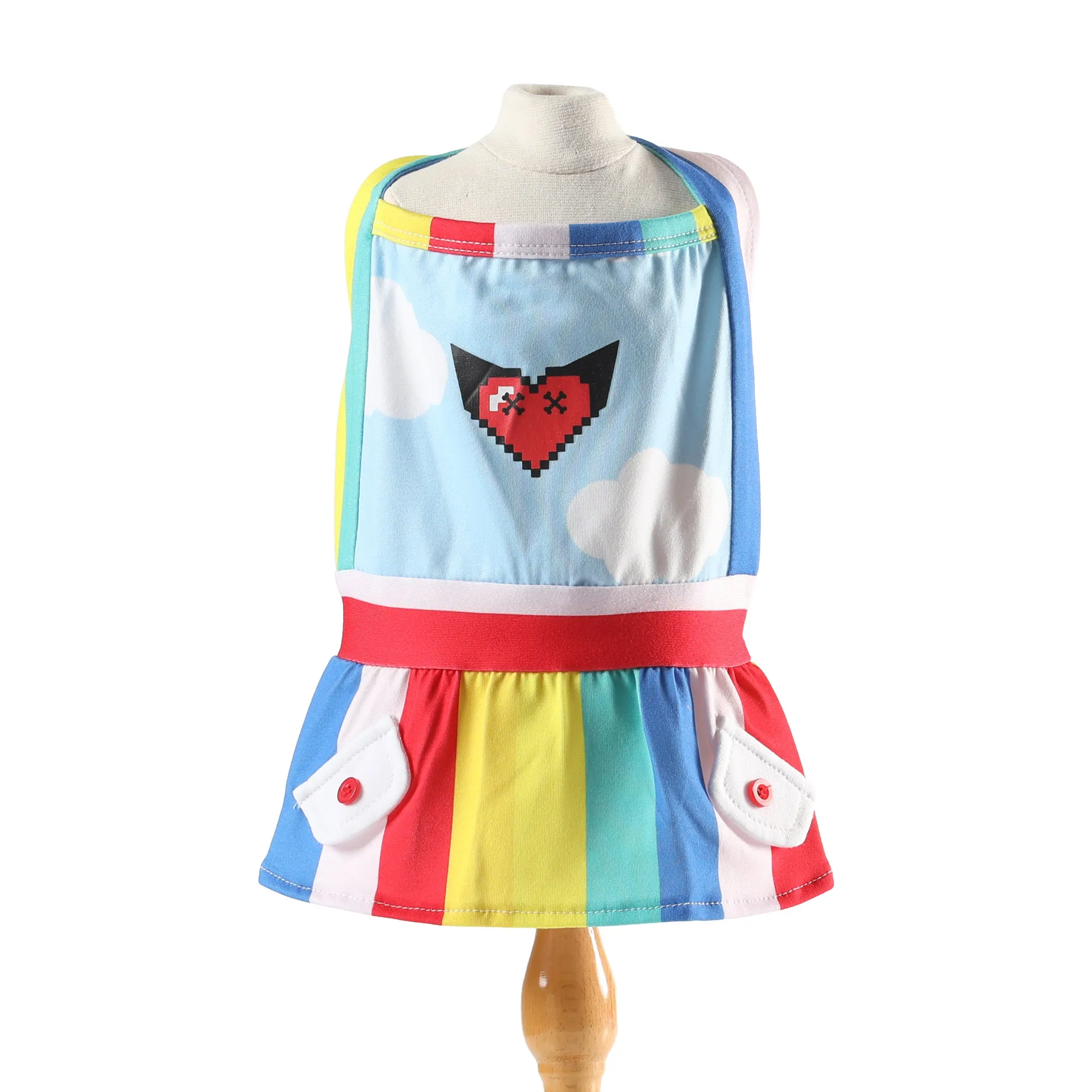 Toy Doggie™ Rainbow Lover Pet Dress | Paws of Pride Collection | Comfortable & Eco-friendly Pet Apparel