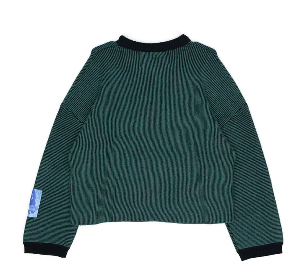 Two Tone Rib Knit