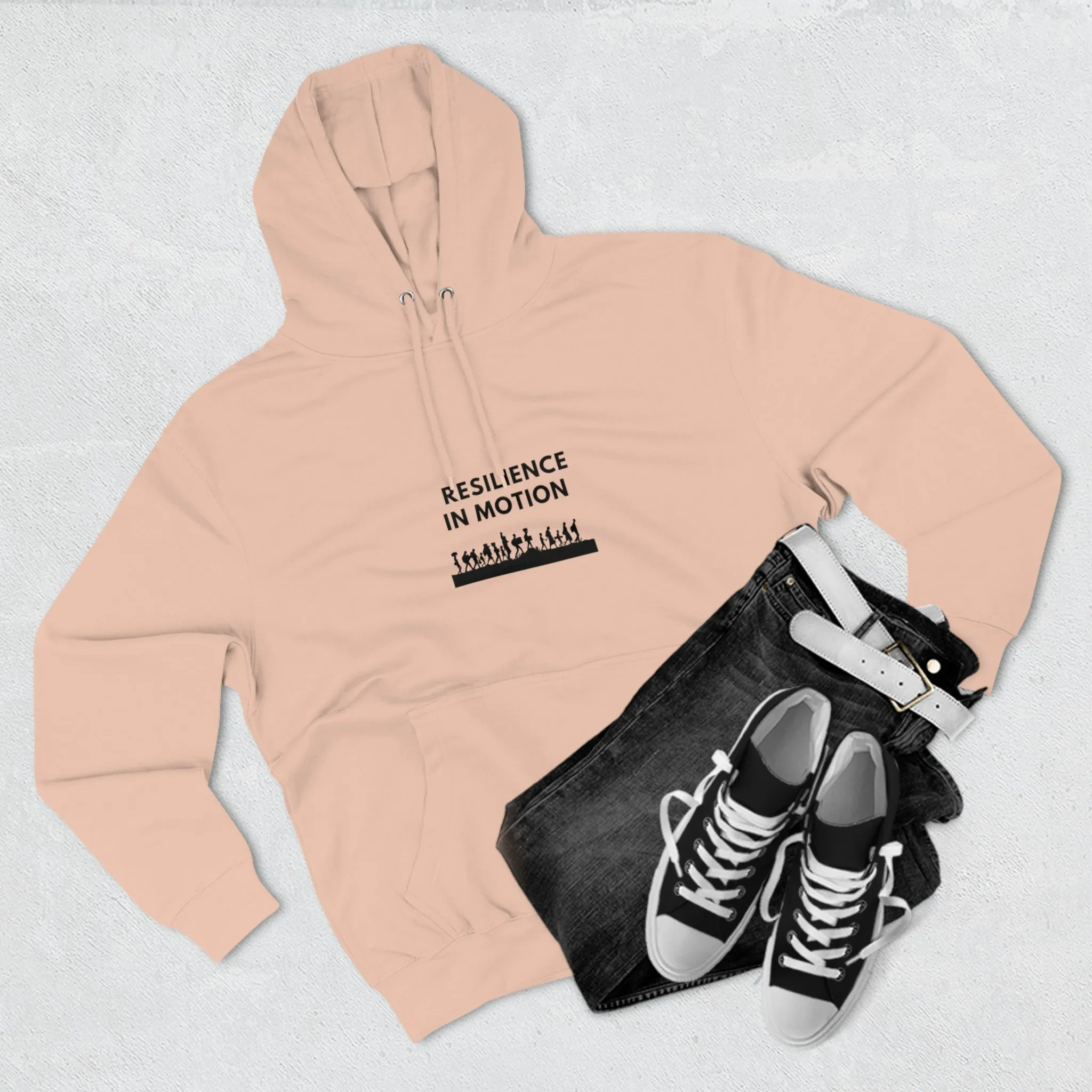 Unisex Premium Pullover Hoodie-Resilience in Motion