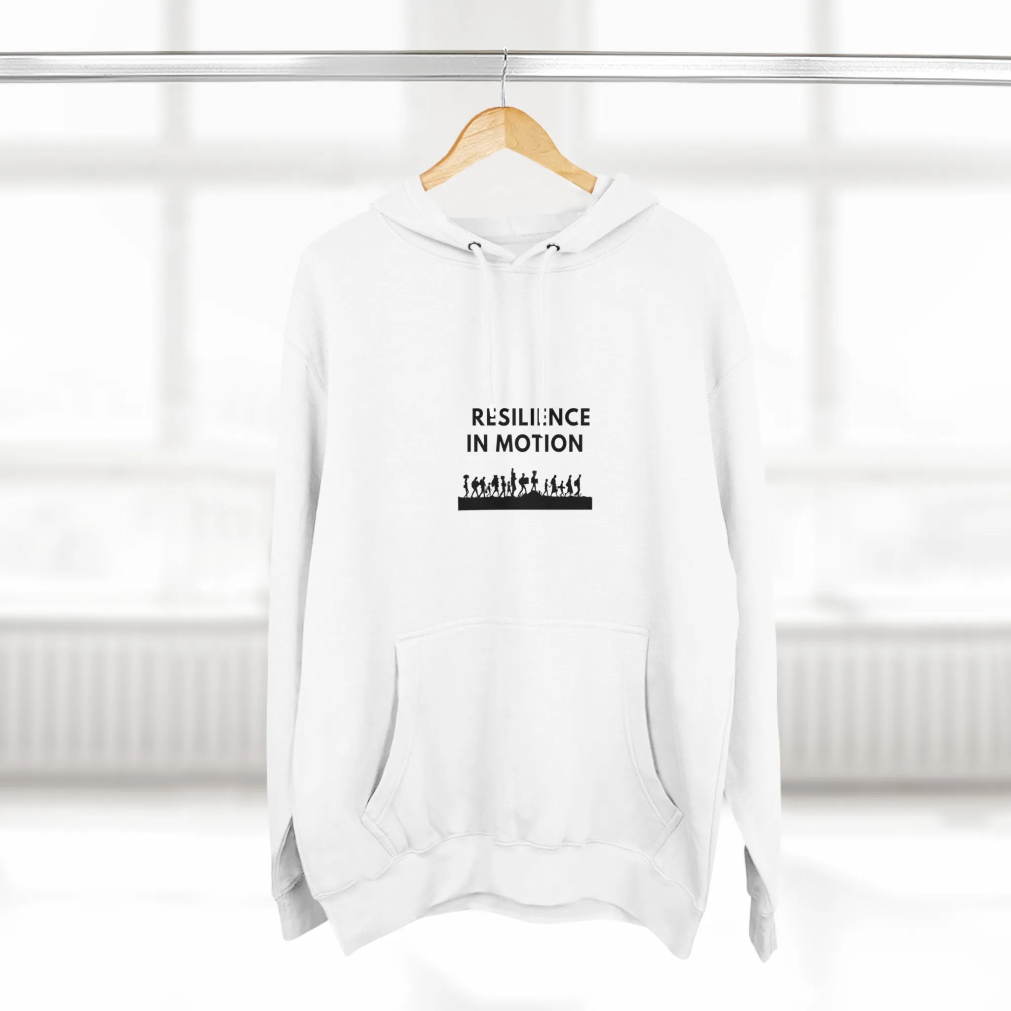 Unisex Premium Pullover Hoodie-Resilience in Motion