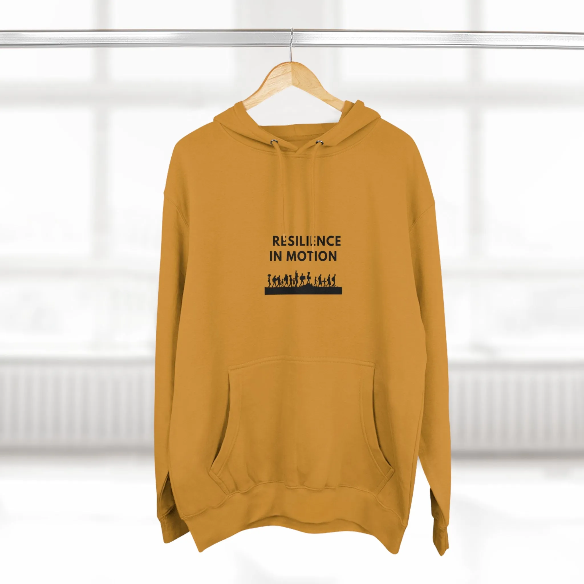 Unisex Premium Pullover Hoodie-Resilience in Motion