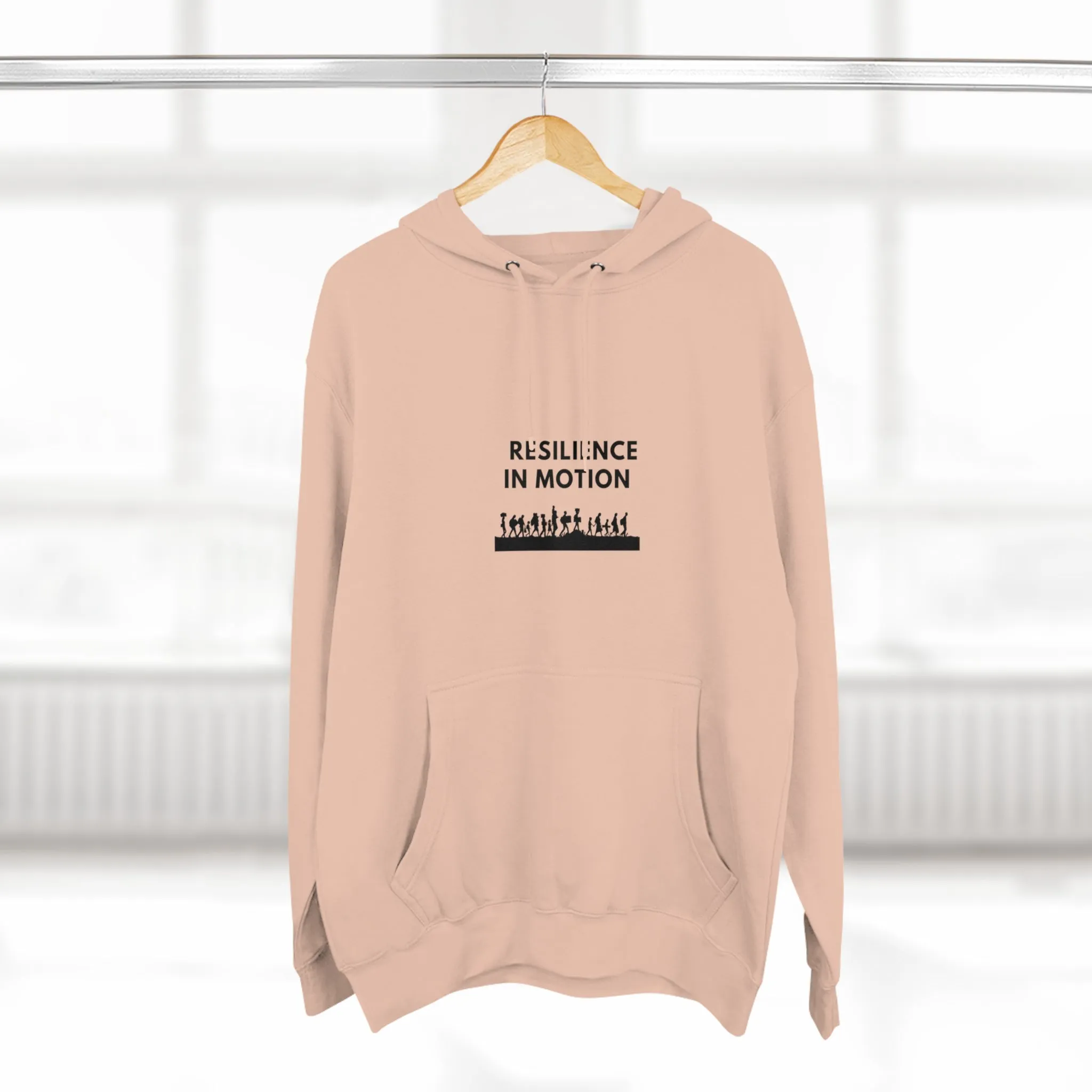 Unisex Premium Pullover Hoodie-Resilience in Motion