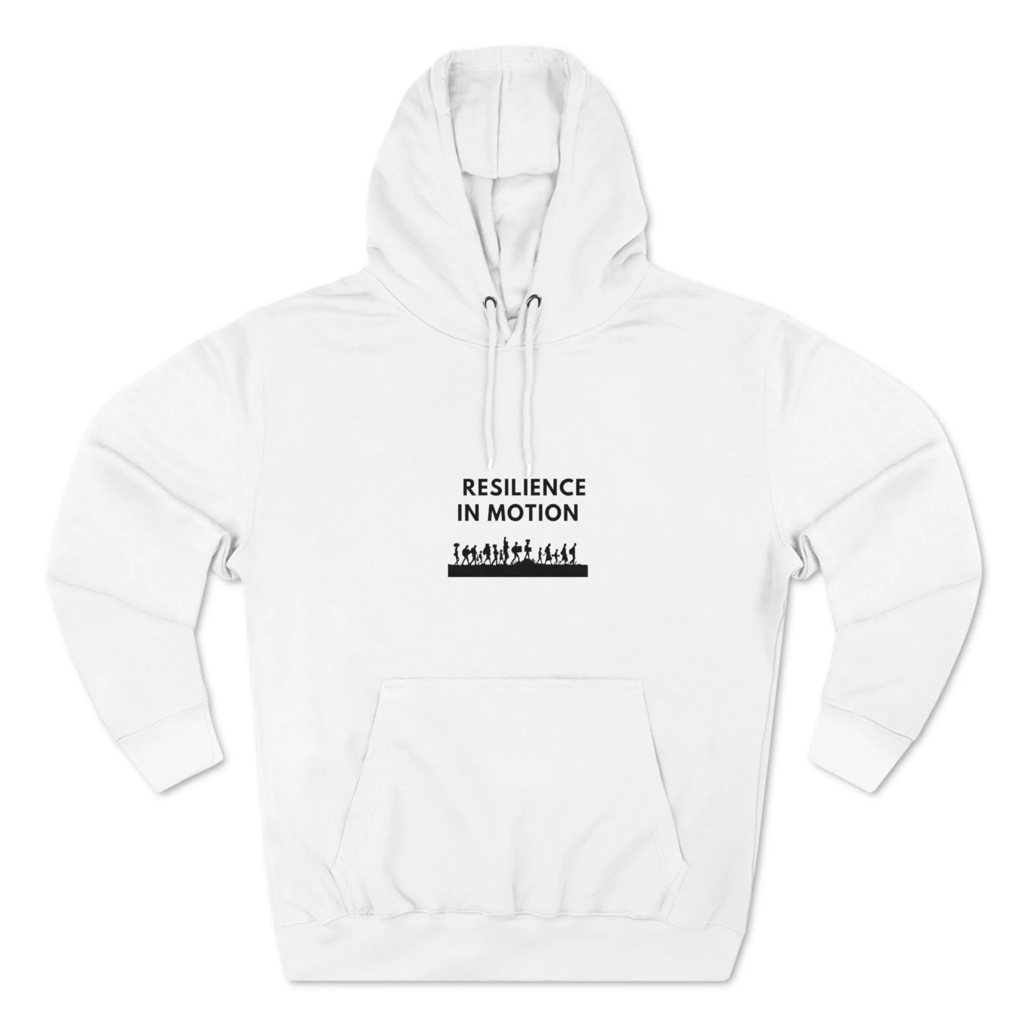 Unisex Premium Pullover Hoodie-Resilience in Motion