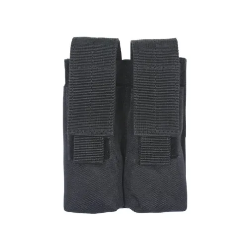 Voodoo Tactical Double Pistol Mag Pouch - Black