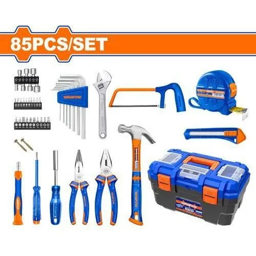 Wadfow 85 Pieces Hand Tool Set - WHS3B85