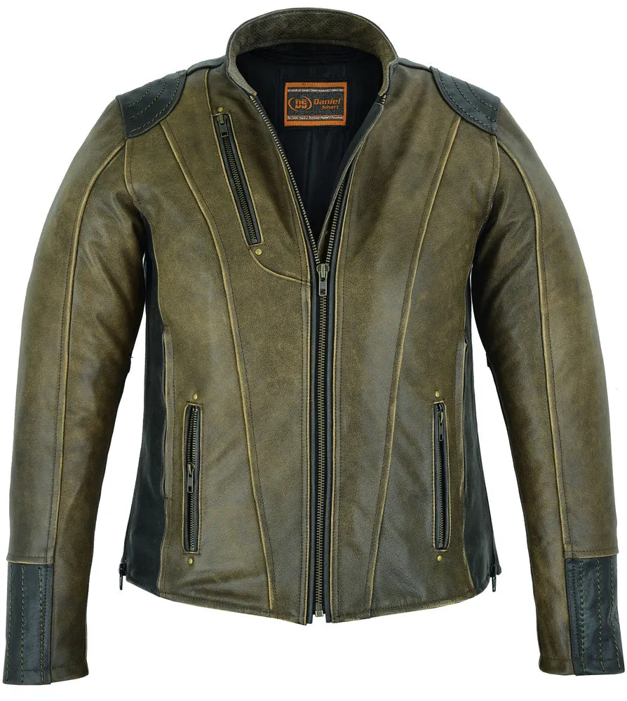 Women's Dressed to the Nine Motorcycle Leather Jacket –  Vintage Brown