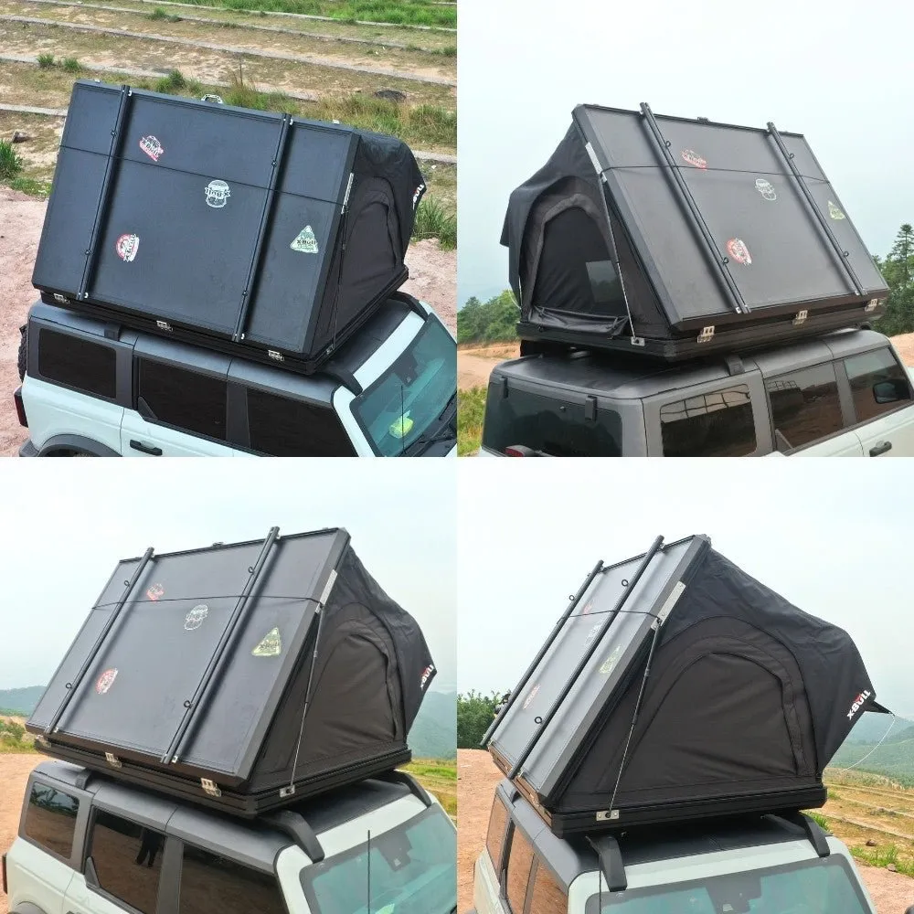 X-BULL Hard Shell Roof Top Tent with Ladder and Mattress